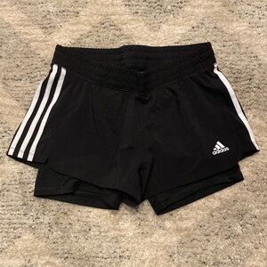 ADIDAS Black Primegreen Shorts, Small